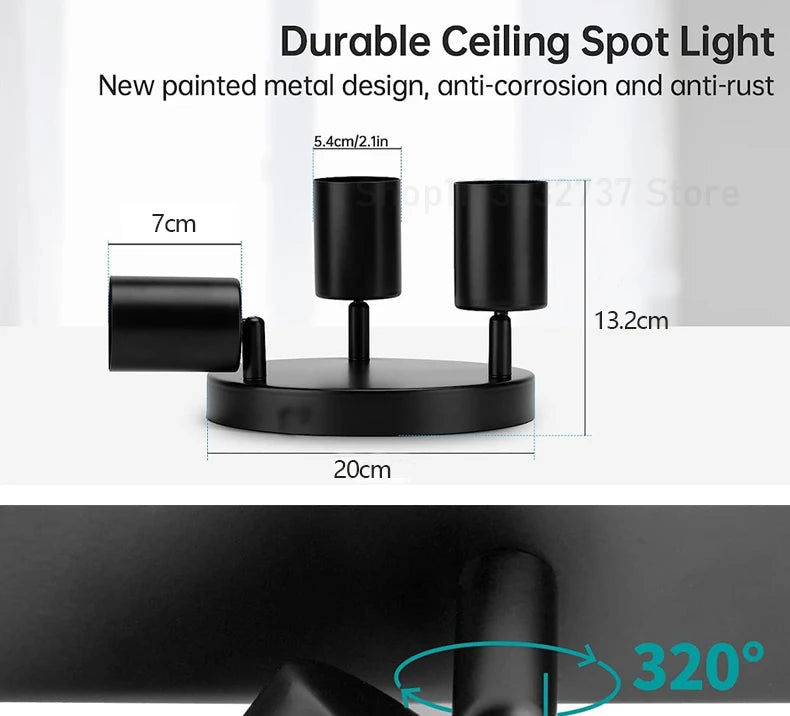 Verstelbare GU10 LED Plafondspot – Meerdere kleuren