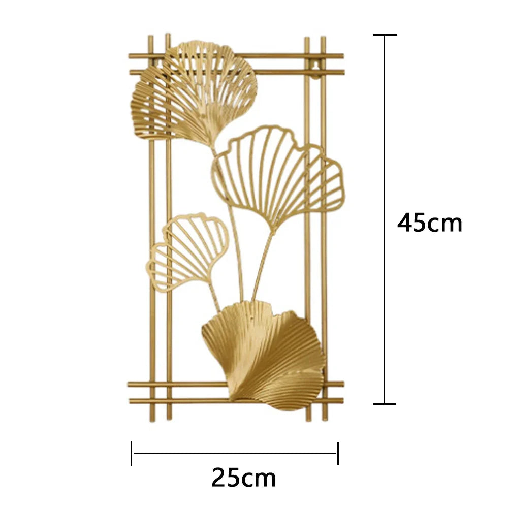 Ginkgo blad Design -Wanddecoratie
