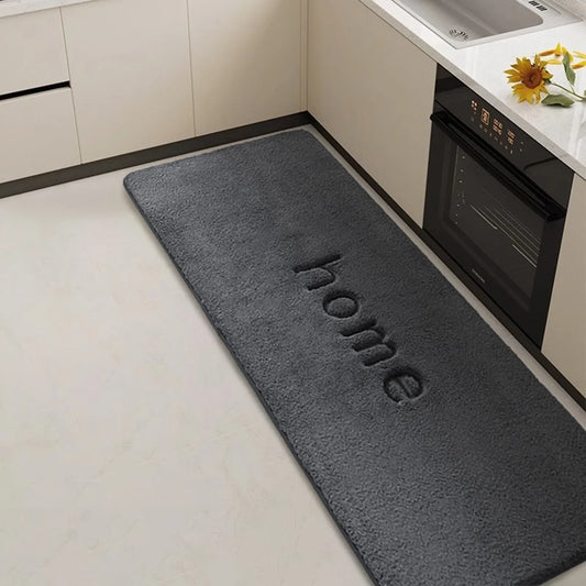 Super absorberende keukenvloermat - Lange flanellen antislip