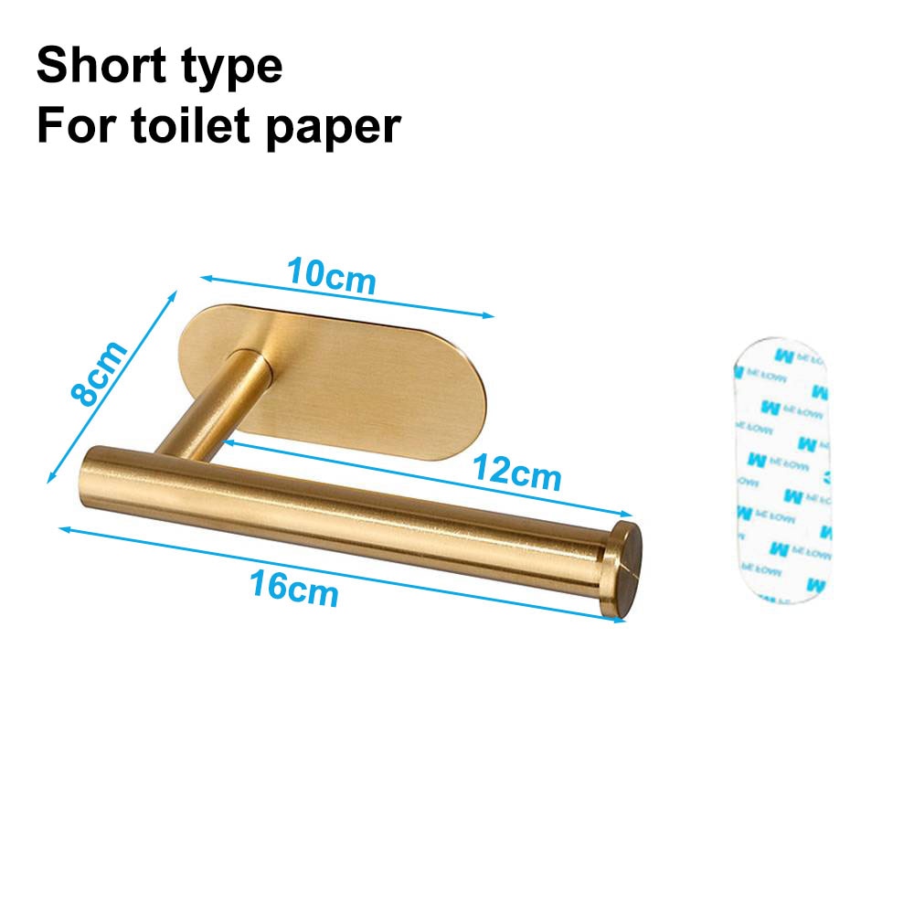 Ponsvrije Papier Handdoekhouder - Roestvrij Staal