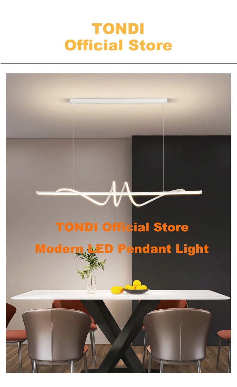 Moderne LED hanglamp 100 of 120 cm – zwart, goud of wit