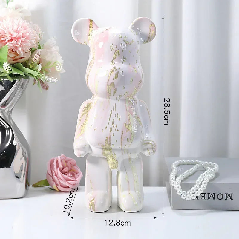 Decoratief berenbeeld 28 cm – Modern woonaccessoire