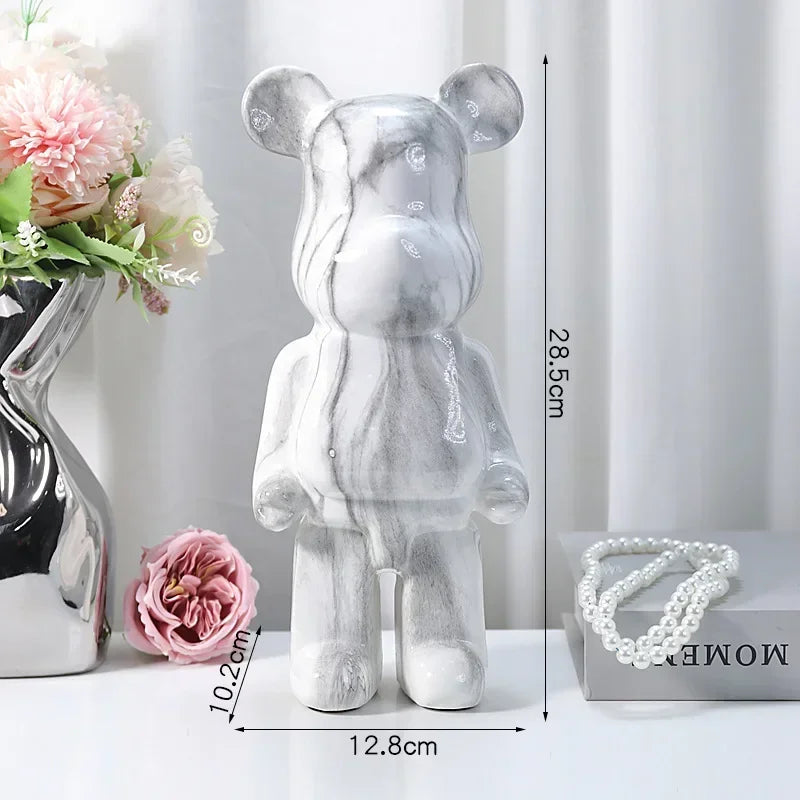 Decoratief berenbeeld 28 cm – Modern woonaccessoire