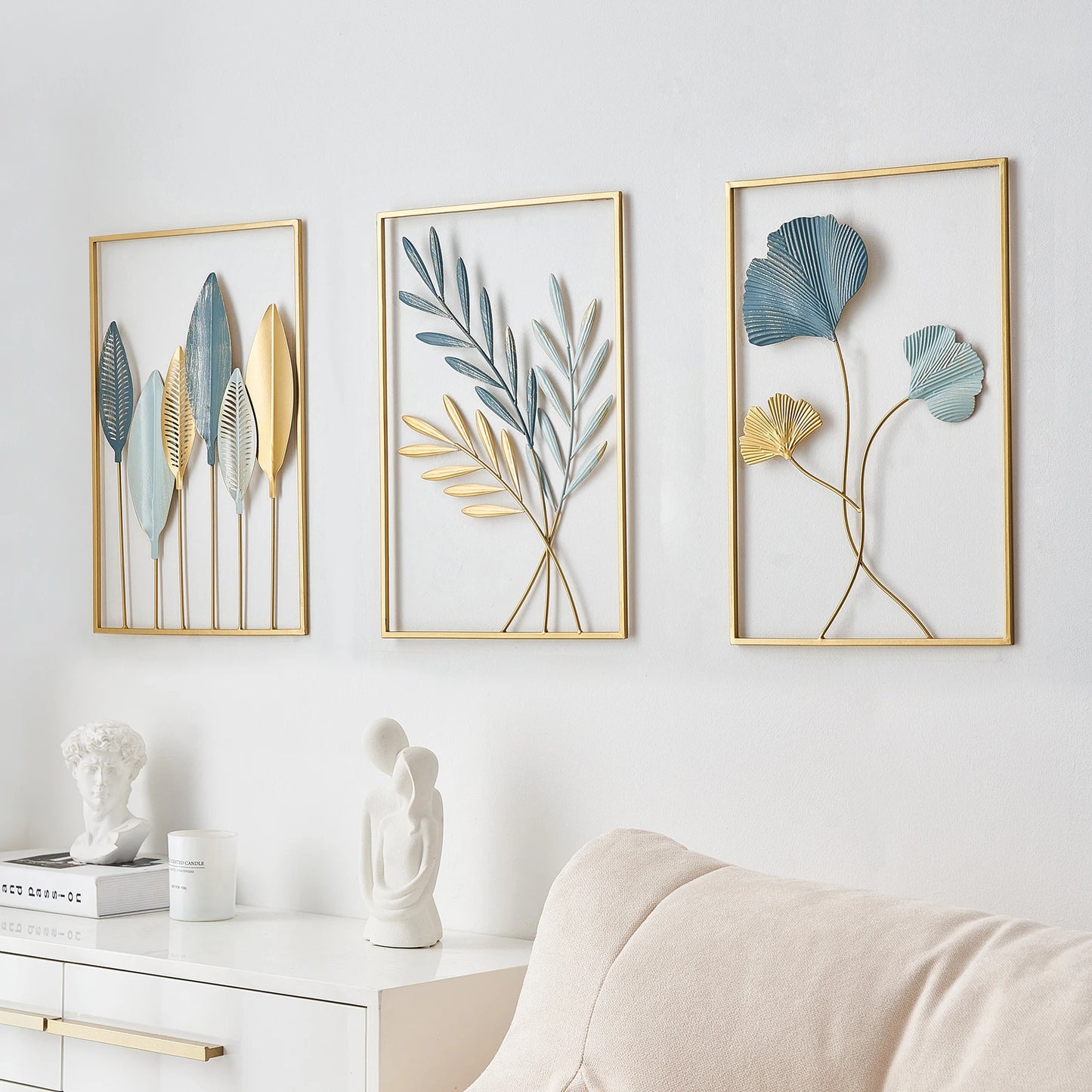 Ginkgo blad Design -Wanddecoratie