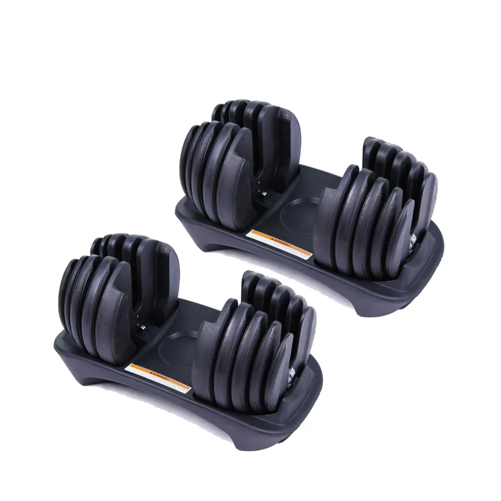 Verstelbare Dumbbell Set - 2 Stuks, 2,5 tot 24 kg