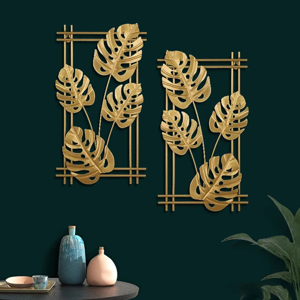 Ginkgo blad Design -Wanddecoratie