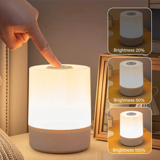 Oplaadbare LED Tafellamp met Touchbediening – Dimbaar