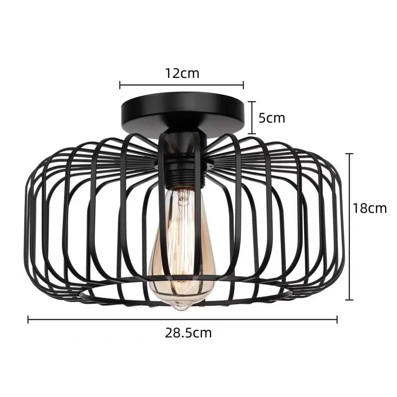 Retro Plafondlamp – Decoratieve Plafonnière