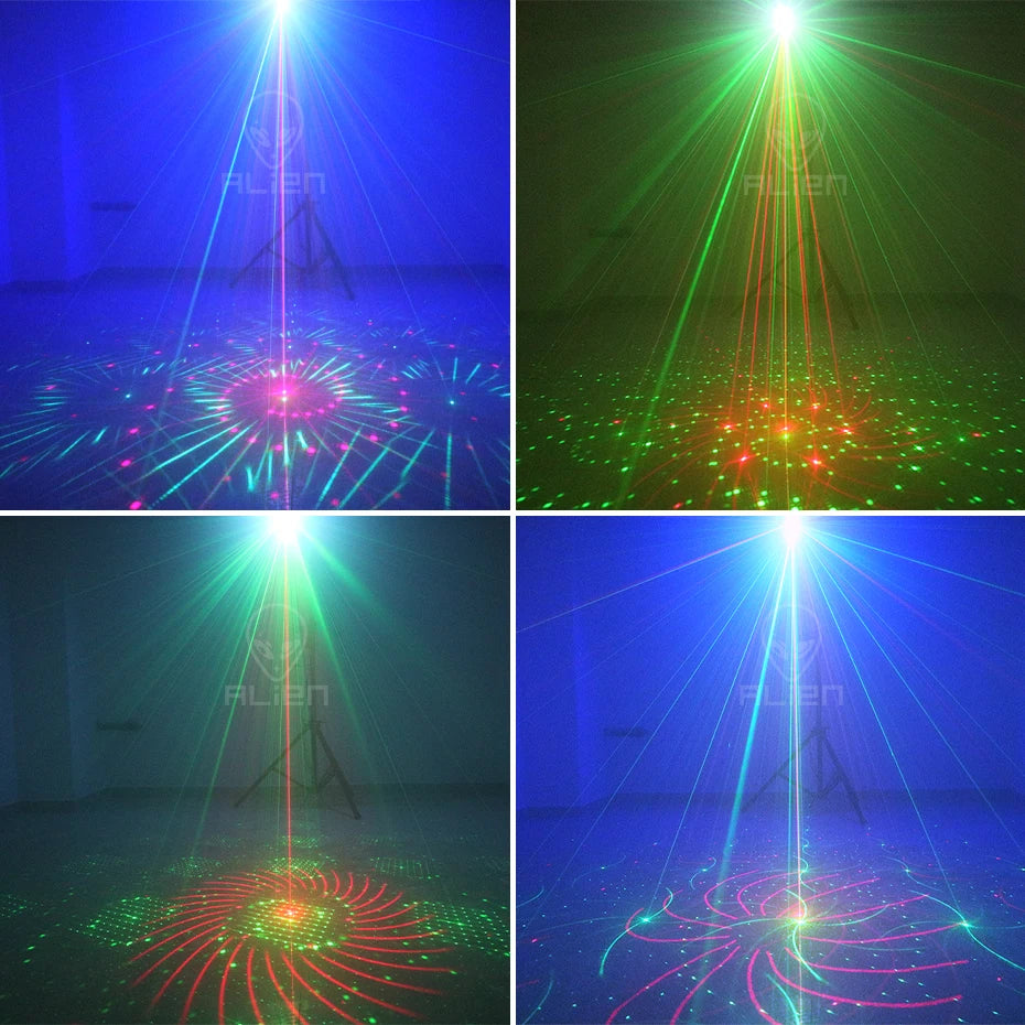 RGB LED stroboscoop podium laser projector