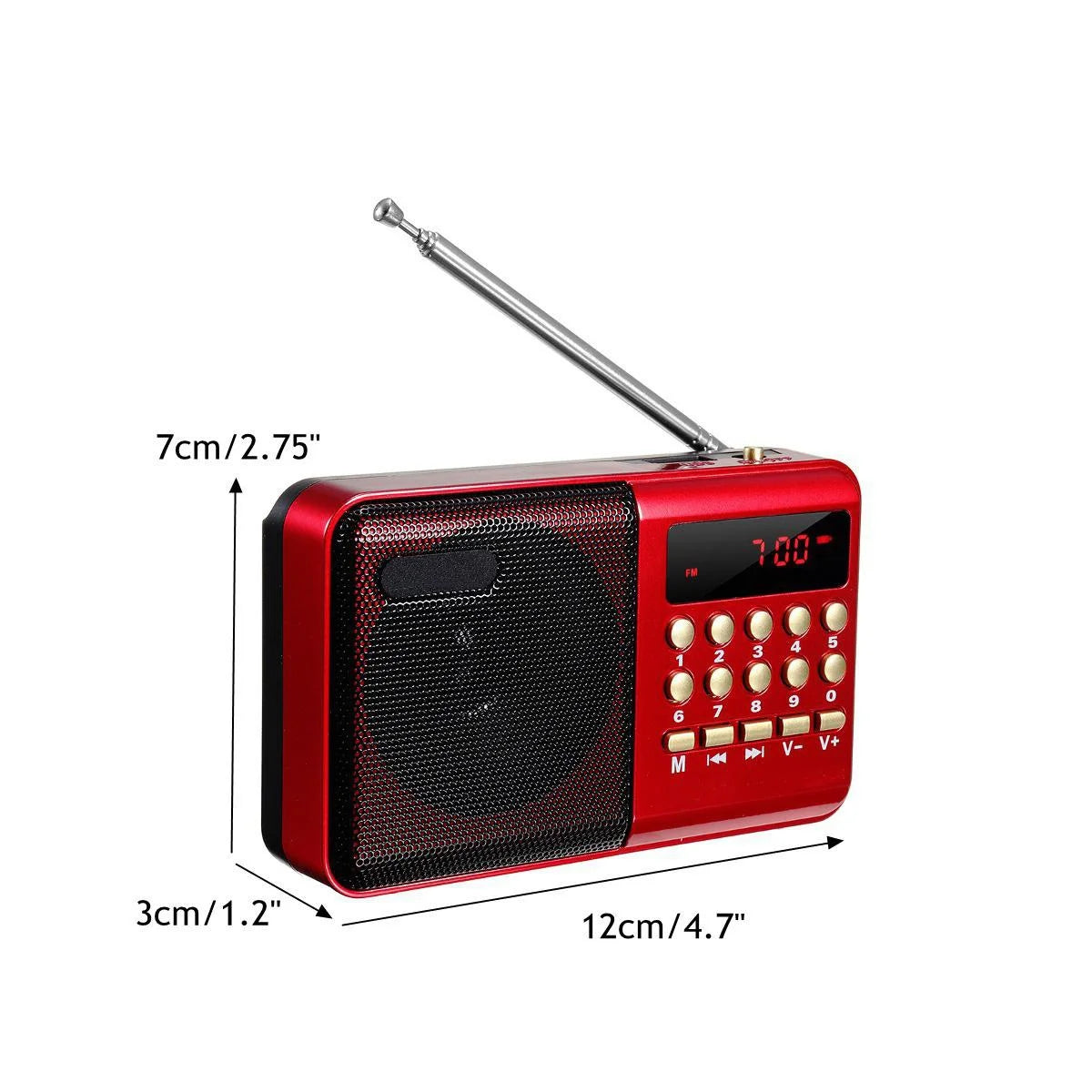 Multifunctionele Noodradio – Handkruik, Zonne-energie, FM/AM/WB, LED Zaklamp & Powerbank