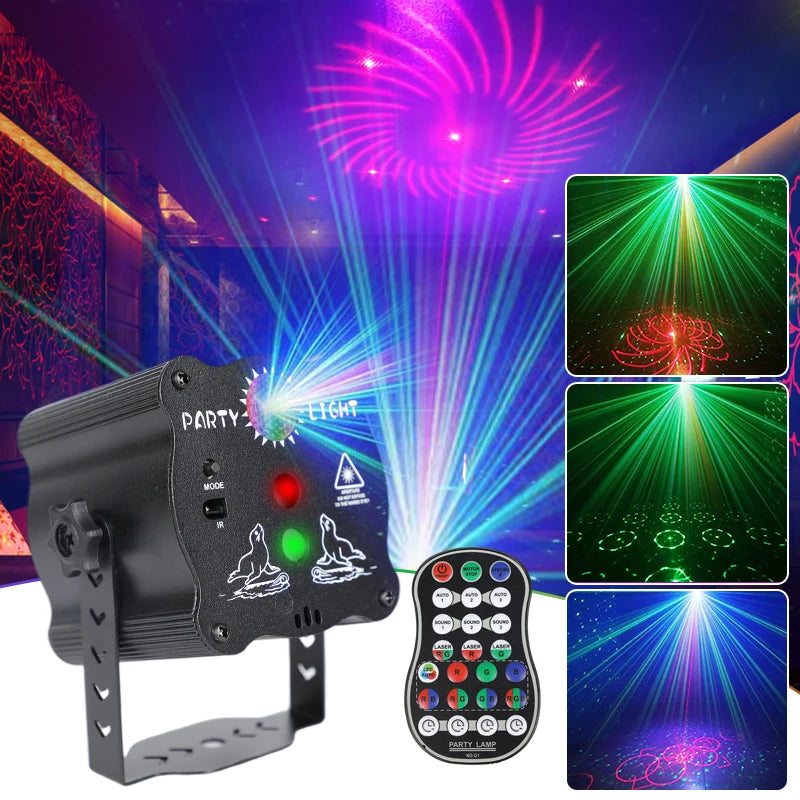 RGB LED stroboscoop podium laser projector