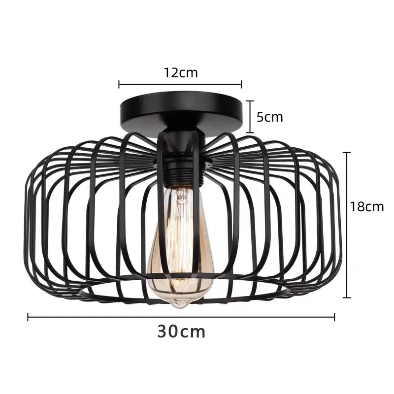 Retro Plafondlamp – Decoratieve Plafonnière
