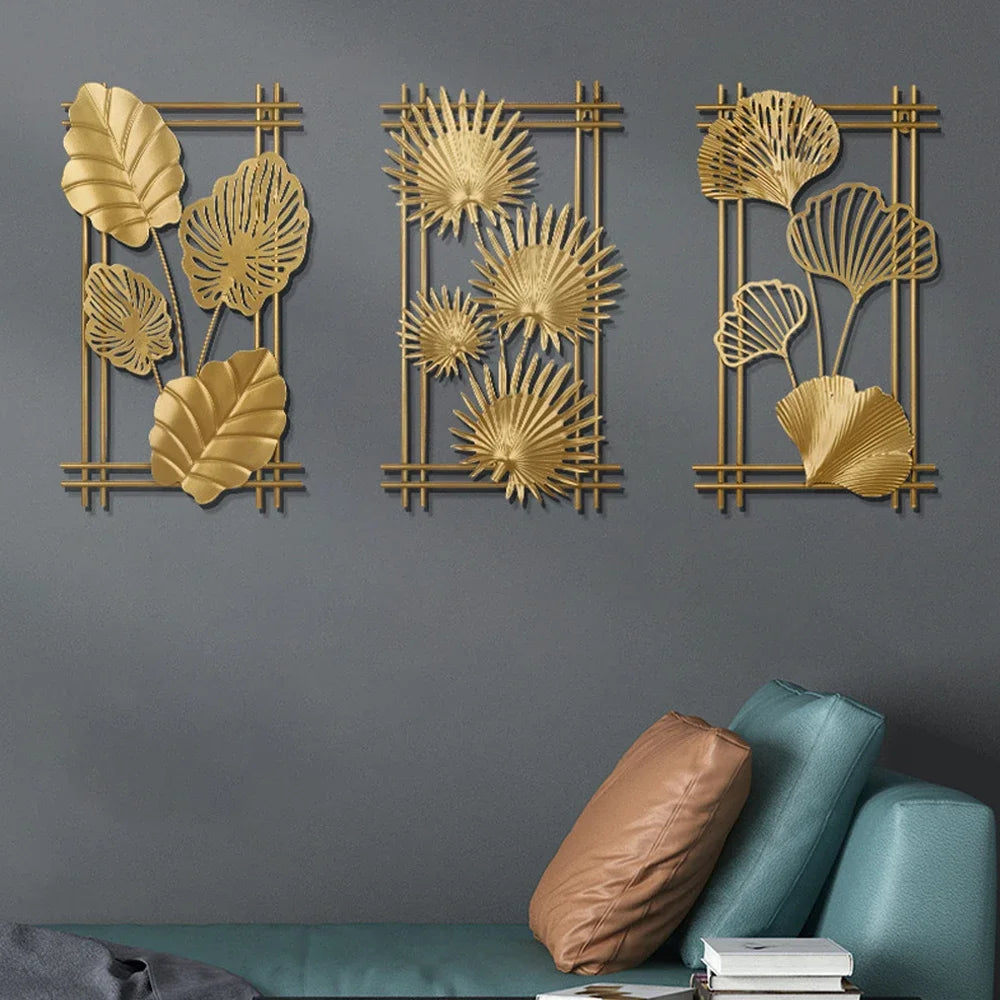 Ginkgo blad Design -Wanddecoratie