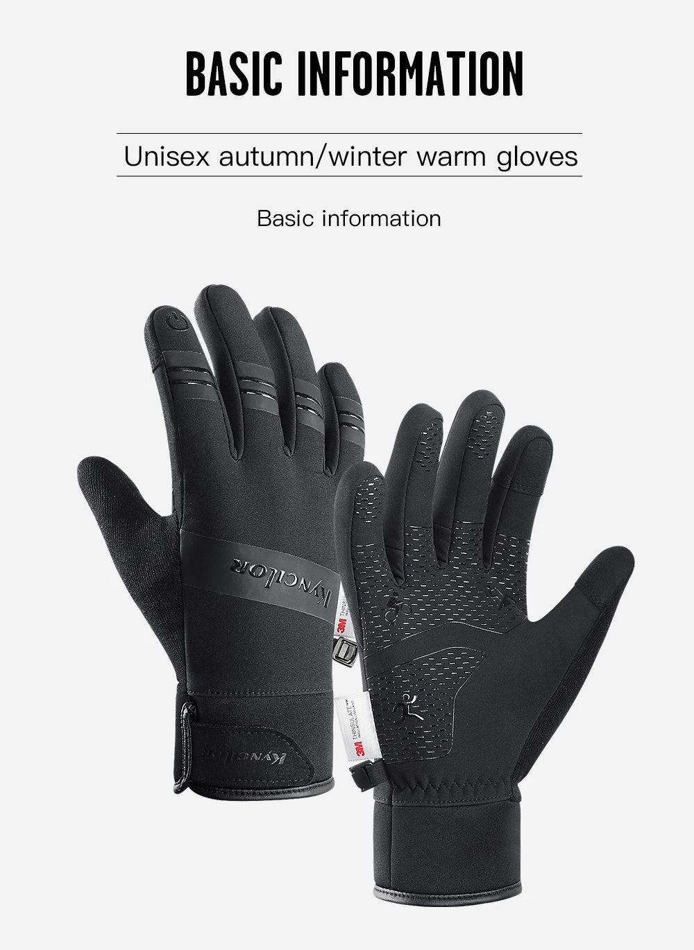 3M waterdichte winterhandschoenen - Touchscreen