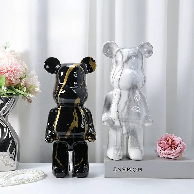 Decoratief berenbeeld 28 cm – Modern woonaccessoire