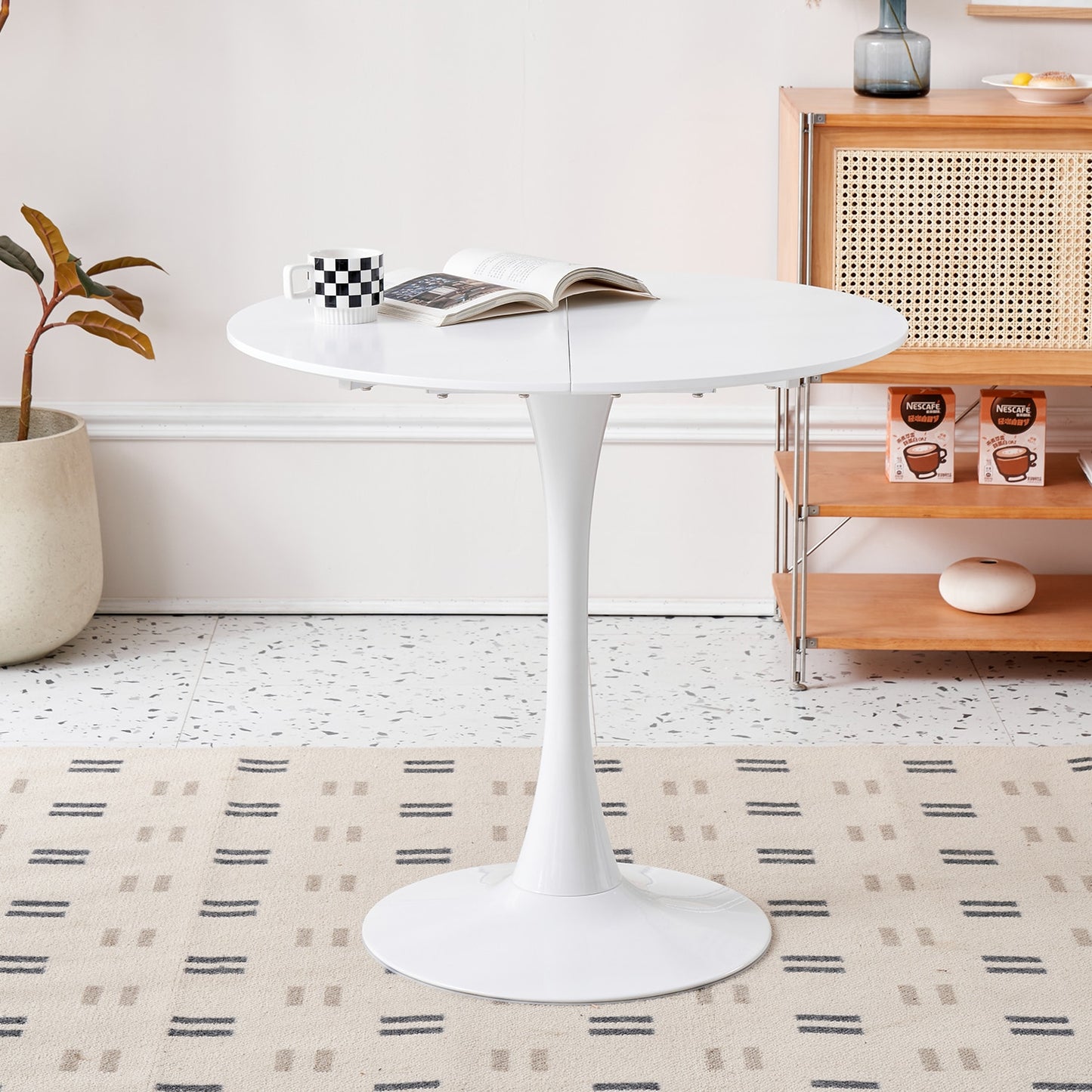 Nordic Moderne Ronde Tafel - Wit