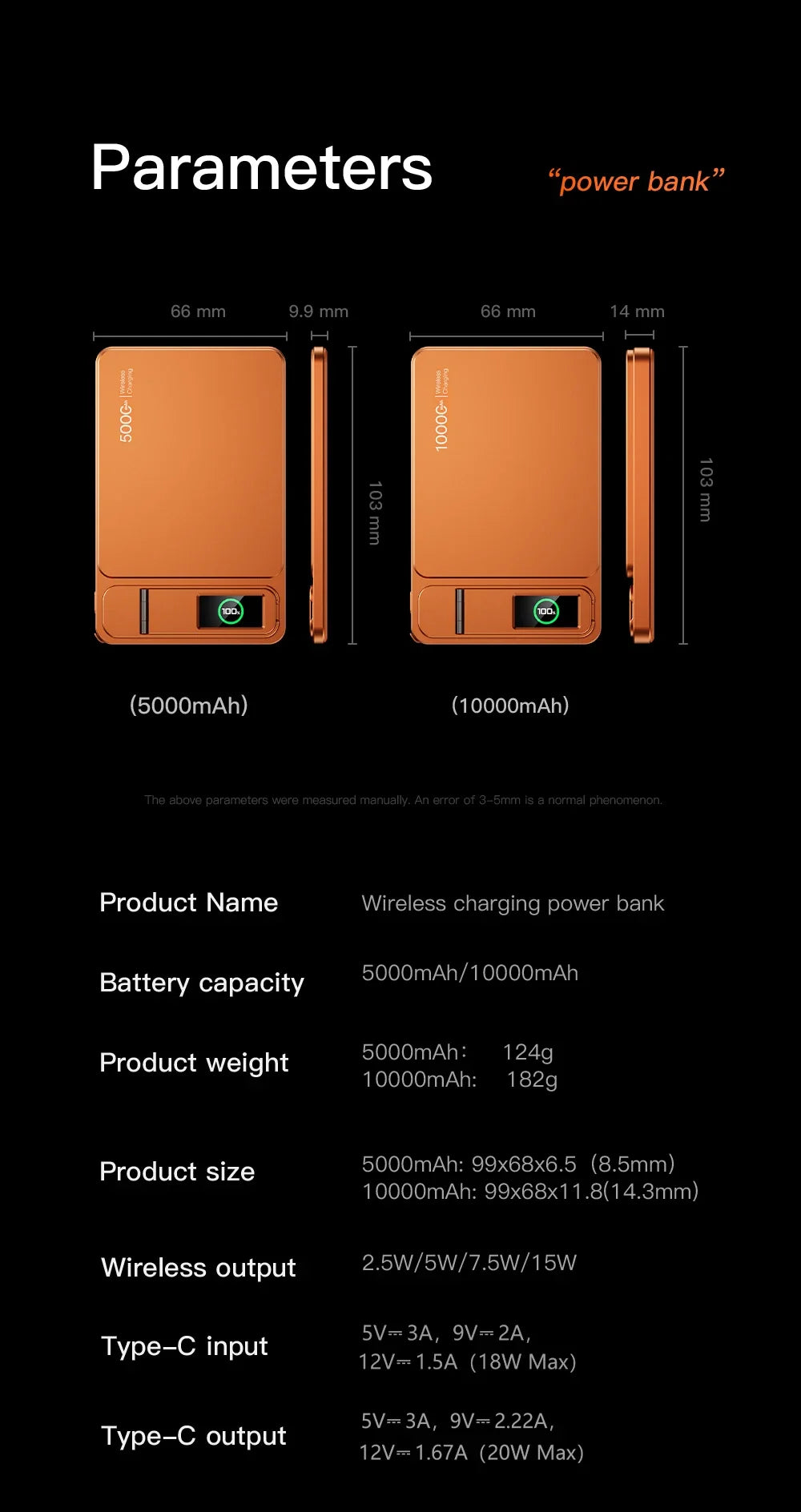 Magnetische Powerbank 5.000/10.000 mAh – 20W