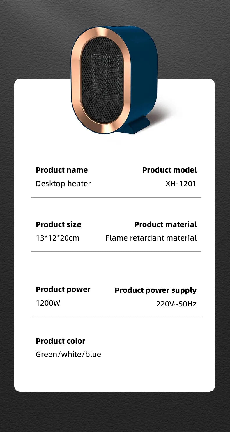 1200W elektrische verwarming