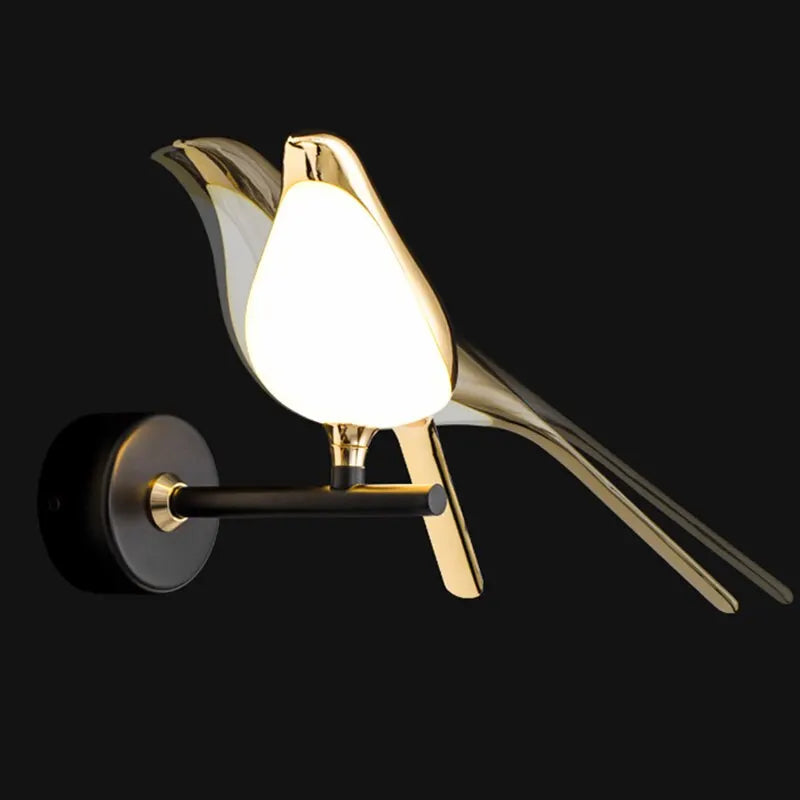 LED wandlamp - Ekster vogel Design