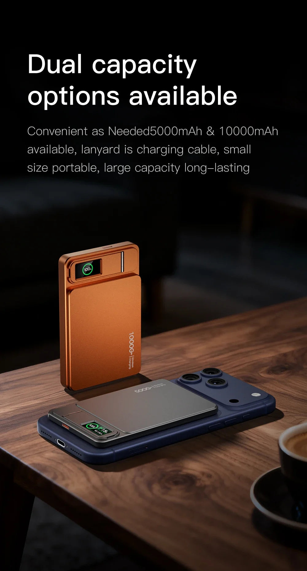 Magnetische Powerbank 5.000/10.000 mAh – 20W