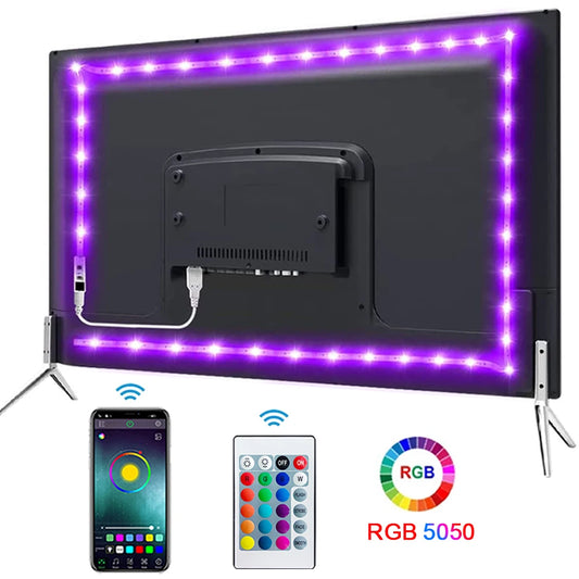 RGB LED-strip met USB en Bluetooth – 1 tot 5 meter