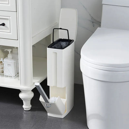 Eminents - Multifunctionele toiletborstel set met geïntegreerde afvalbak