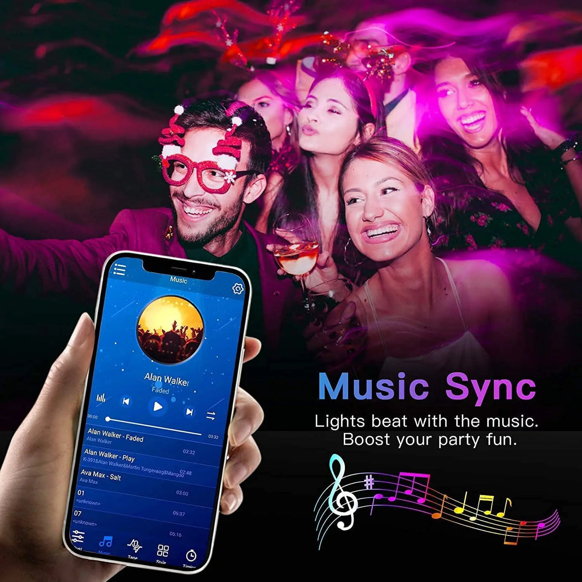 RGB LED-strip met USB en Bluetooth – 1 tot 5 meter
