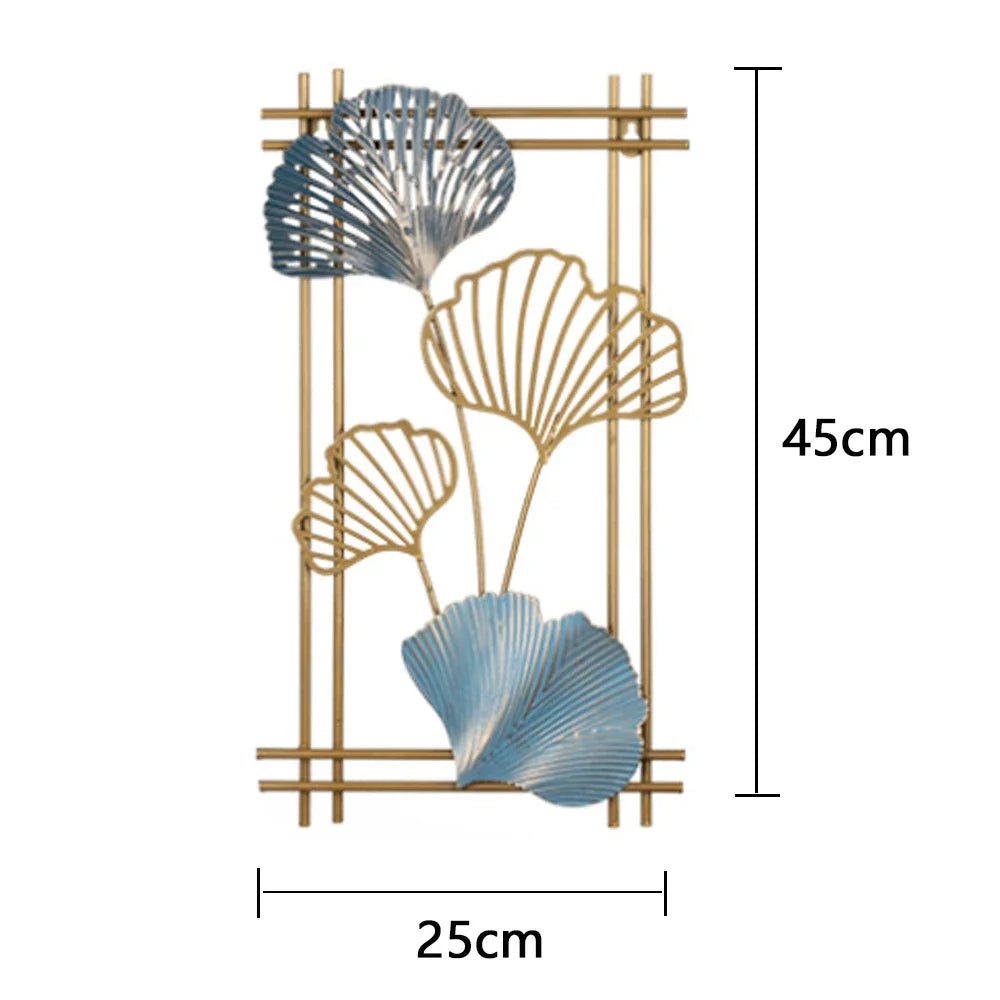 Ginkgo blad Design -Wanddecoratie