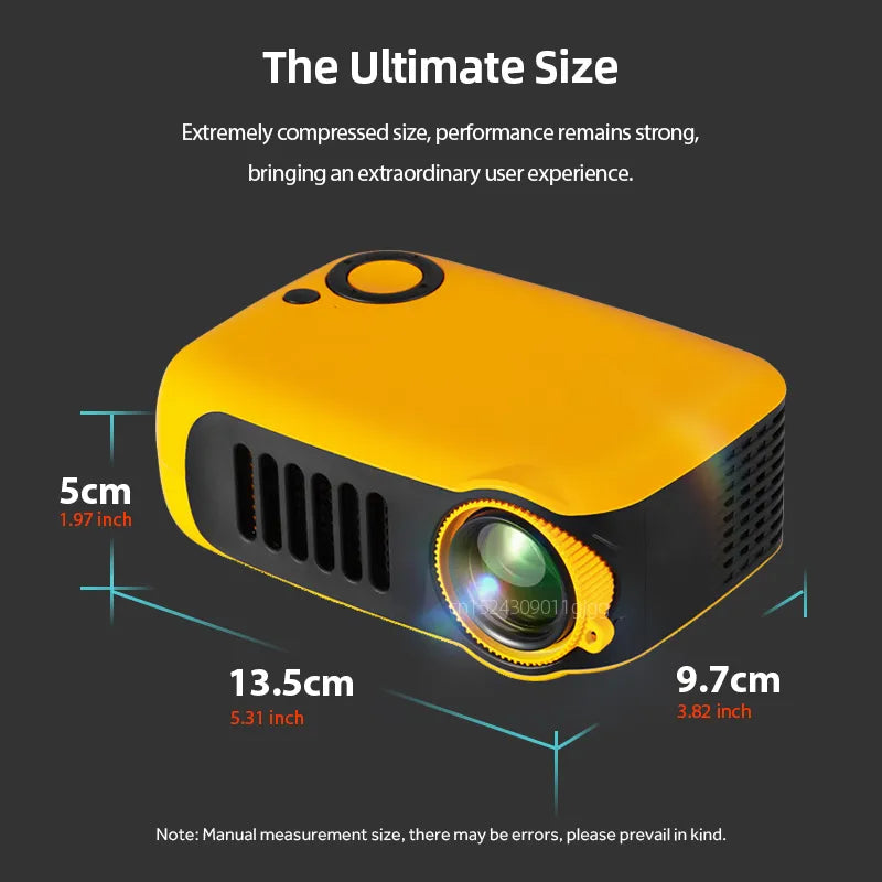 Draagbaar 3D LED videoprojector