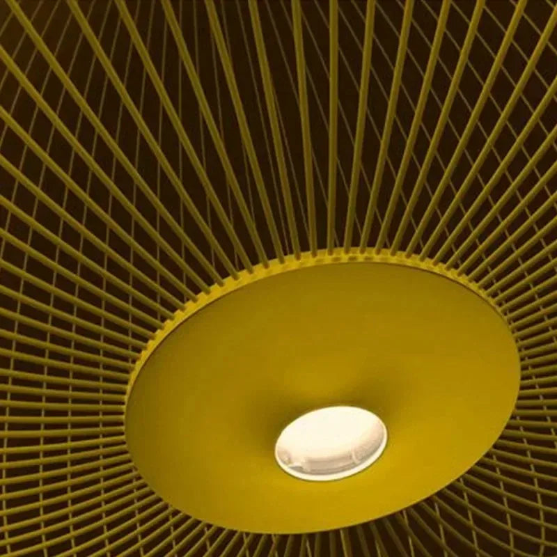 Moderne Hanglamp met Vogelkooi-design