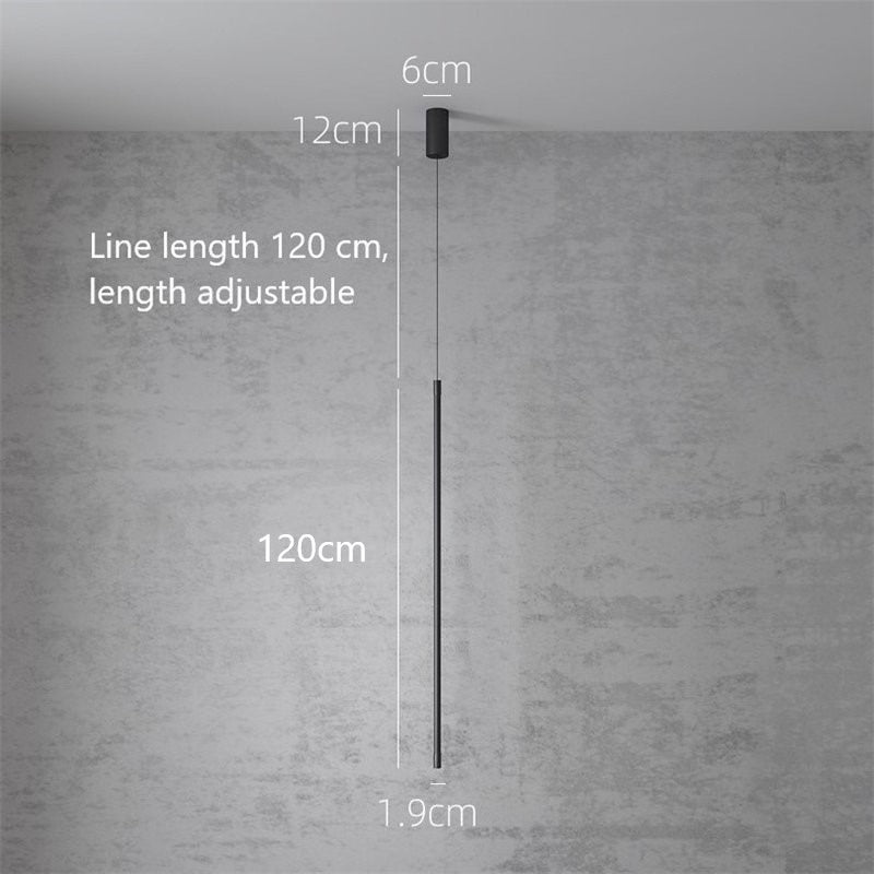 Moderne LED-hanglampen - geometrische lijnen en strips