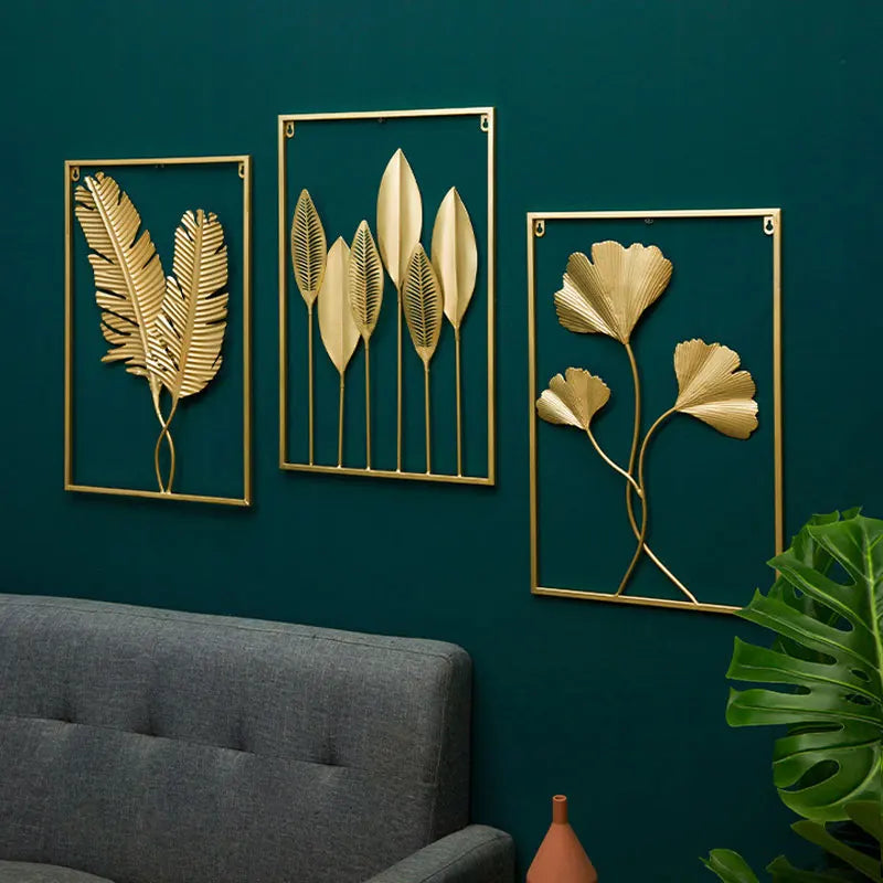 Ginkgo blad Design -Wanddecoratie