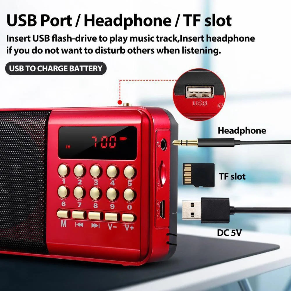 Multifunctionele Noodradio – Handkruik, Zonne-energie, FM/AM/WB, LED Zaklamp & Powerbank