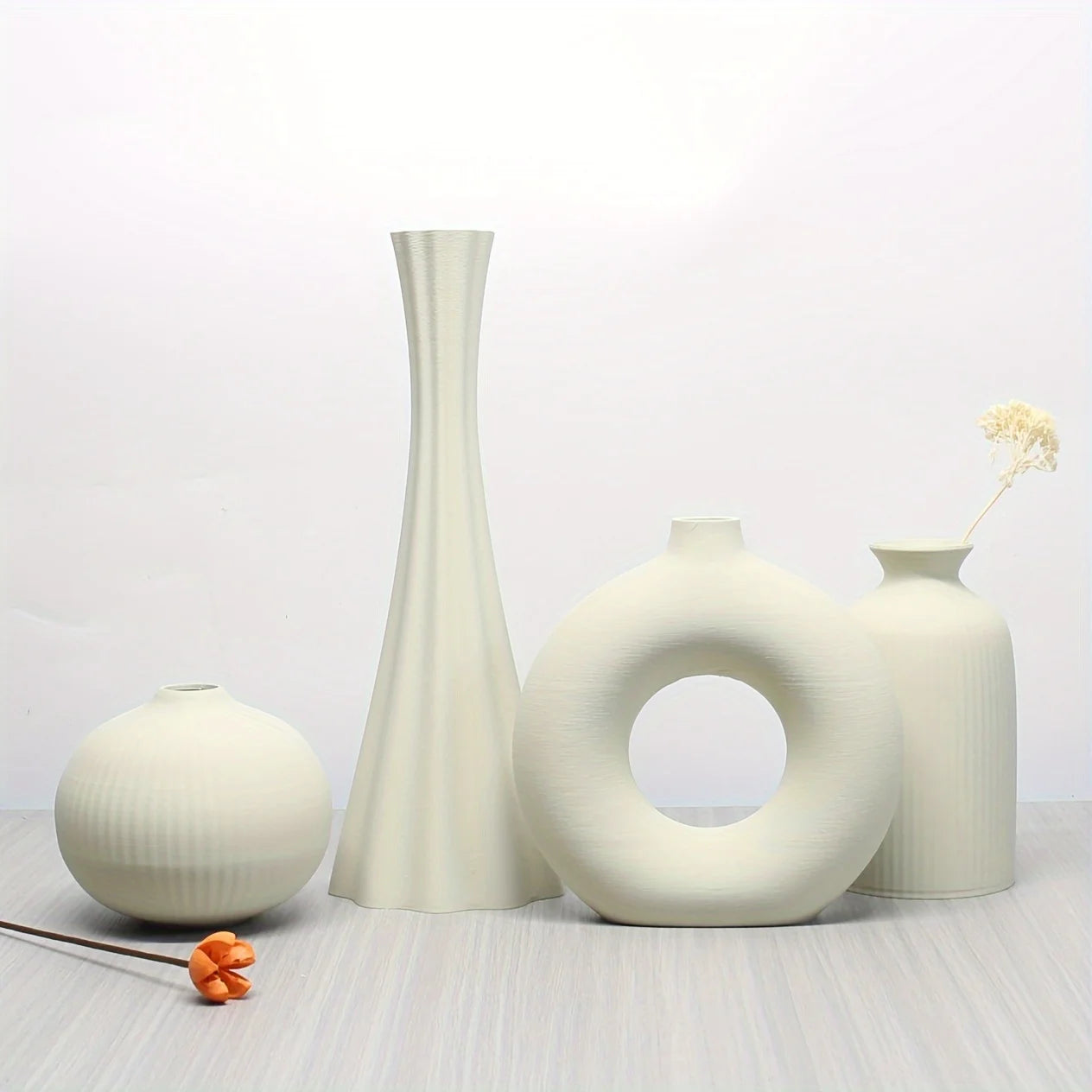 Set van 4 Bohemian vazen – Decoratieve vazen