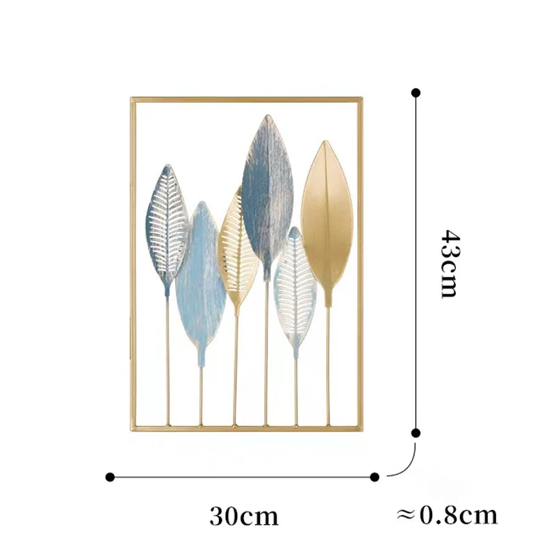 Ginkgo blad Design -Wanddecoratie