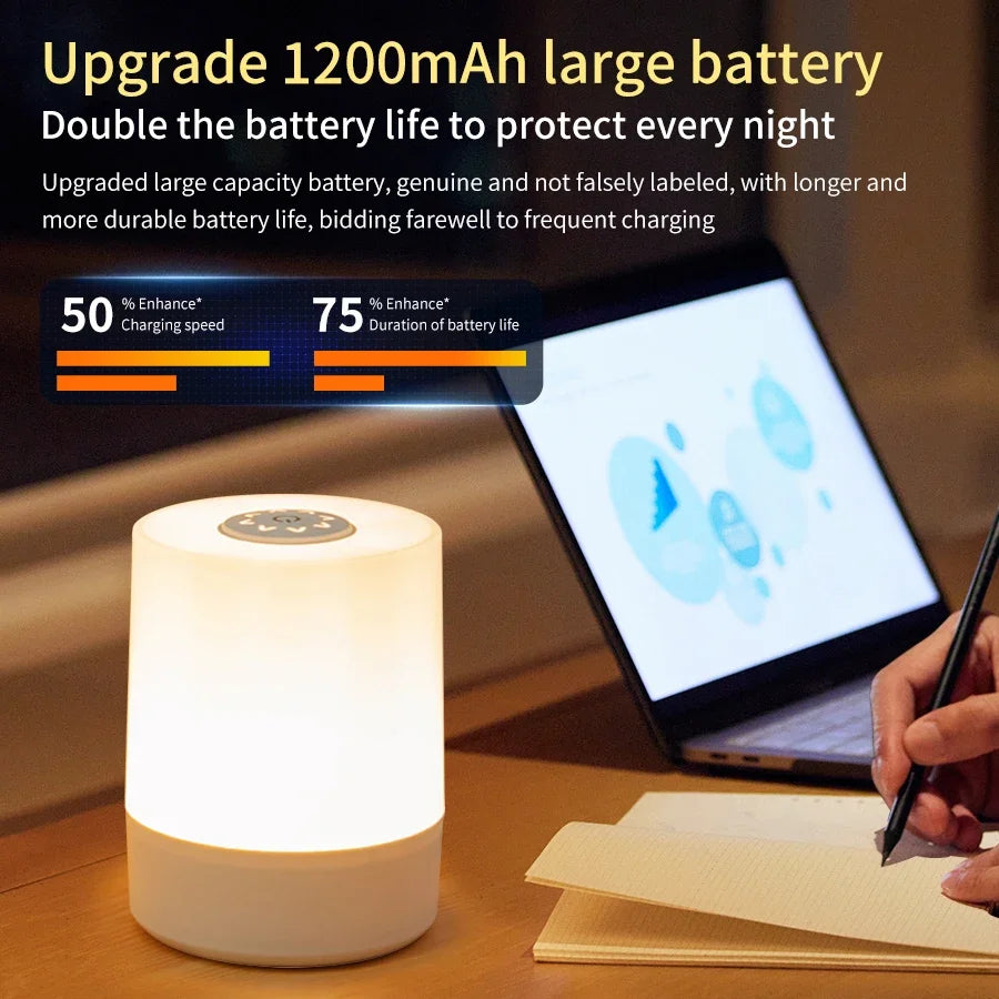 Oplaadbare LED Tafellamp met Touchbediening – Dimbaar