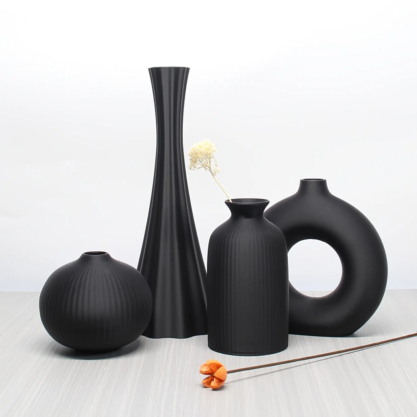Set van 4 Bohemian vazen – Decoratieve vazen