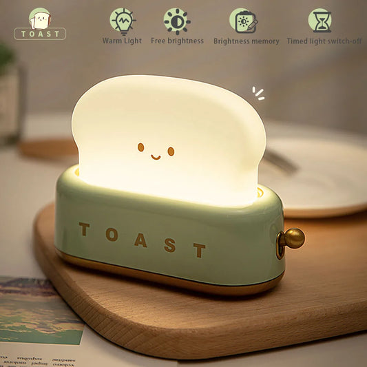 Brood toast LED nachtlampje