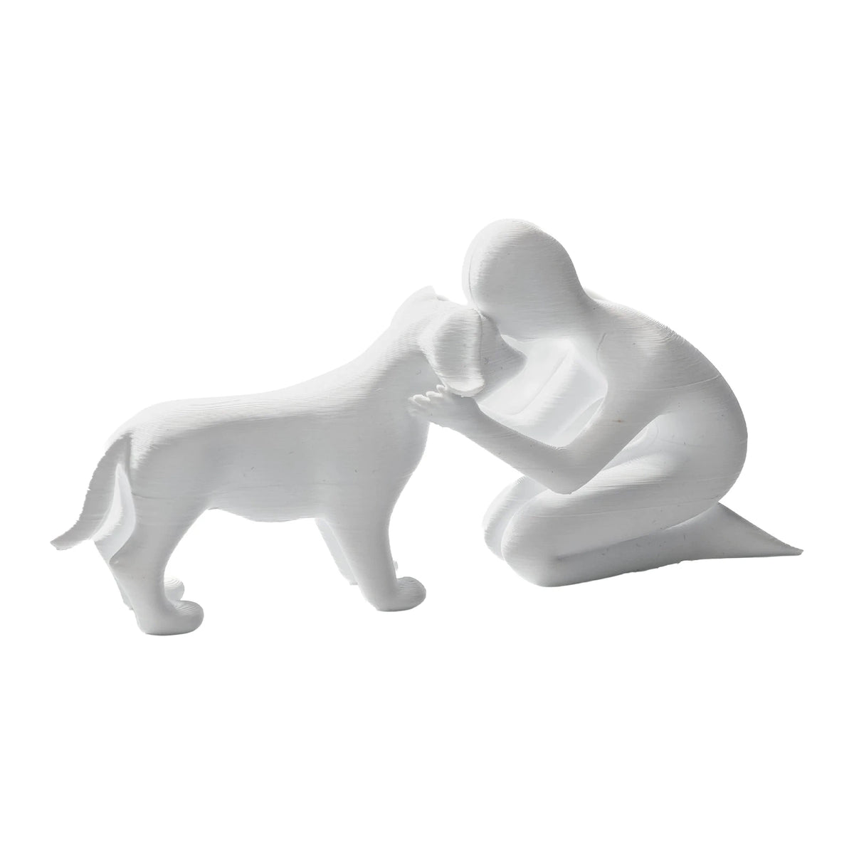 Beeldje Baasje met Hond – 18 cm