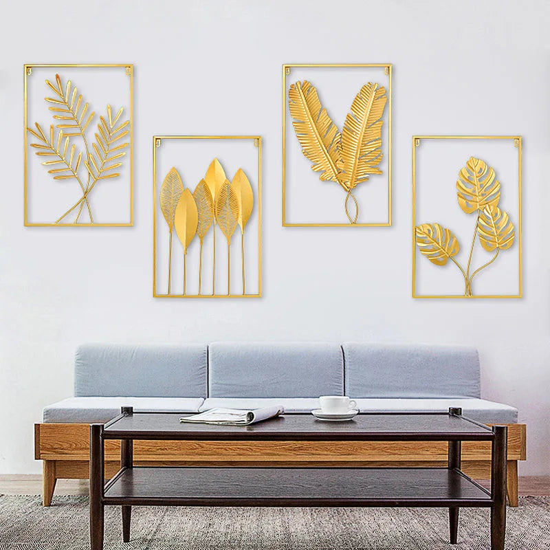 Ginkgo blad Design -Wanddecoratie
