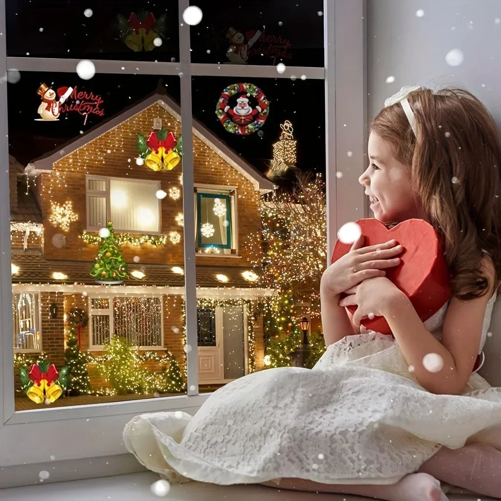 LED Sneeuwvlokprojector met 16 Patronen – USB