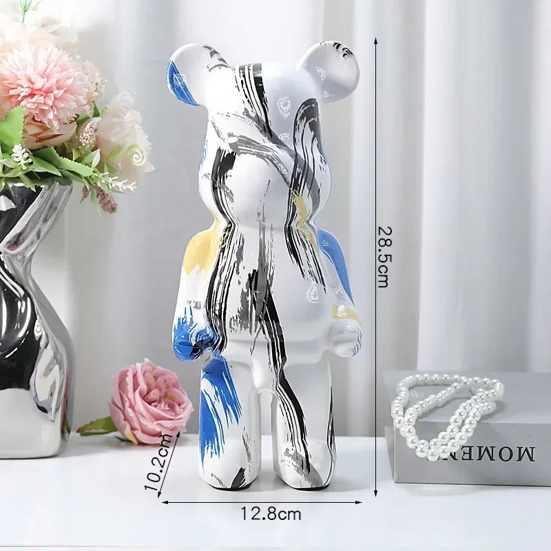 Decoratief berenbeeld 28 cm – Modern woonaccessoire