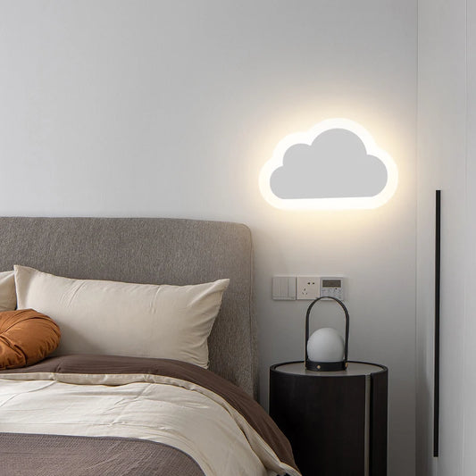 Wolken Design LED wandlamp - Nachtlamp