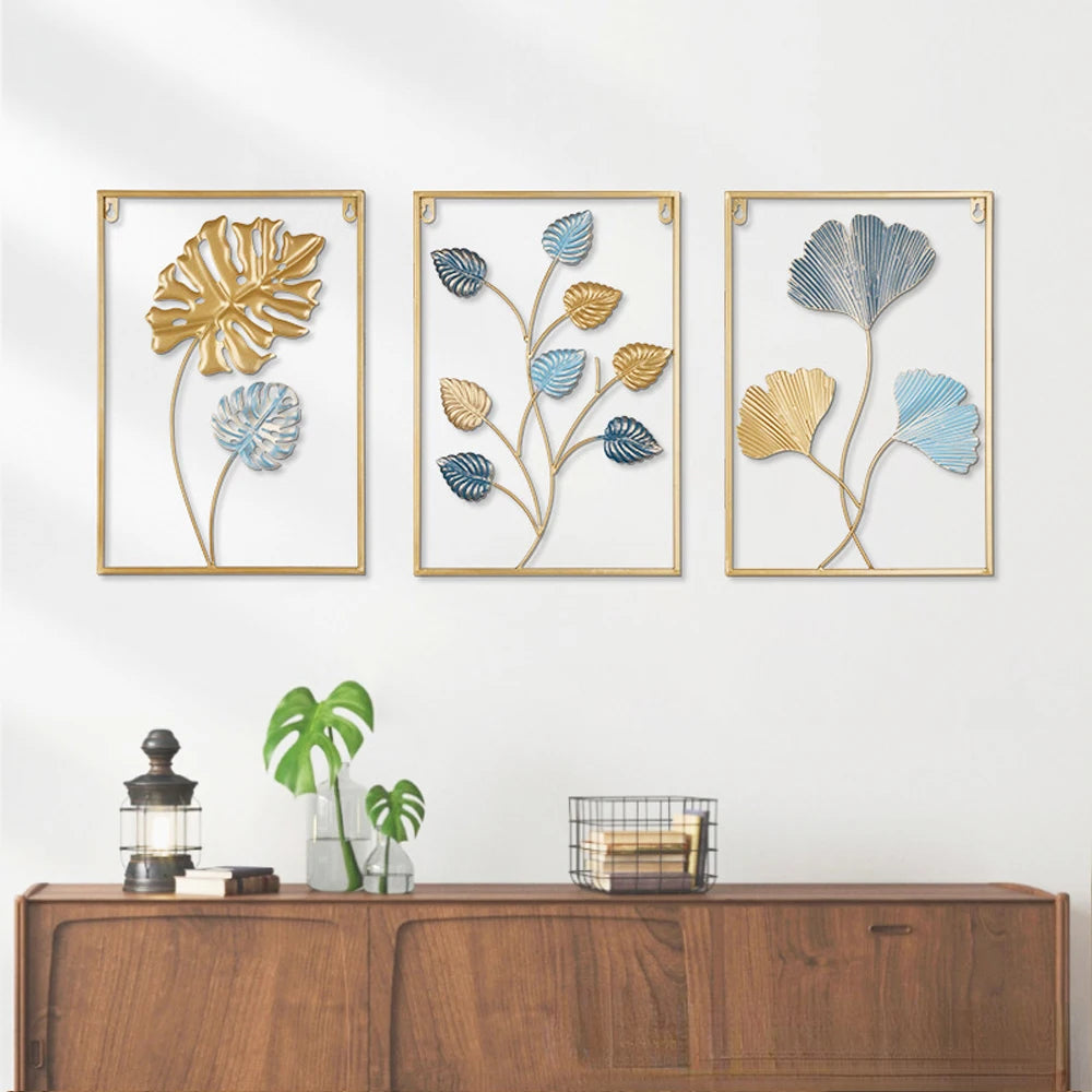 Ginkgo blad Design -Wanddecoratie