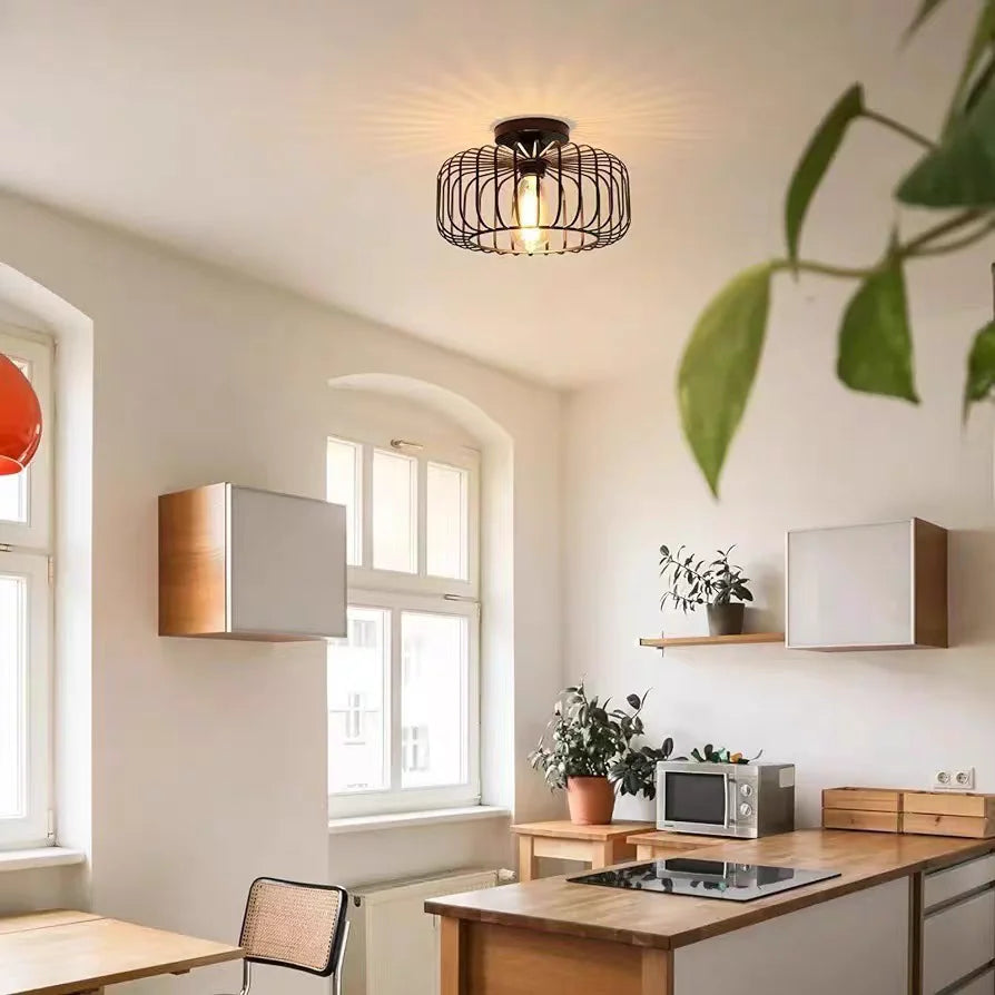 Retro Plafondlamp – Decoratieve Plafonnière