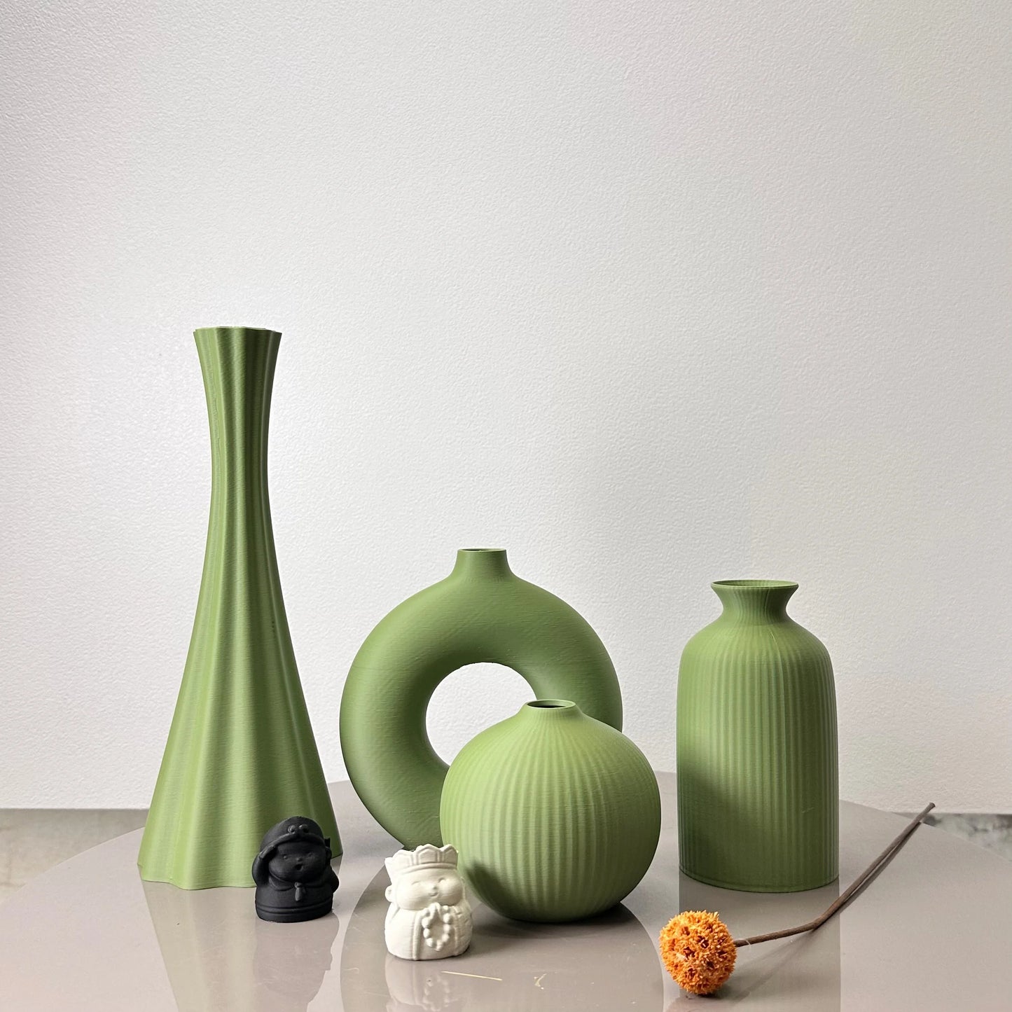 Set van 4 Bohemian vazen – Decoratieve vazen