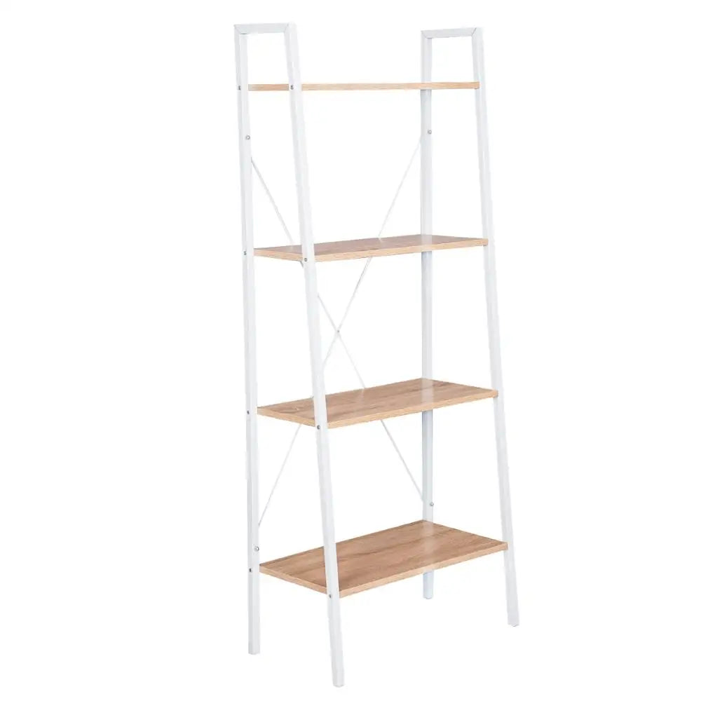 Houten ladder boekenplank - Opbergrek