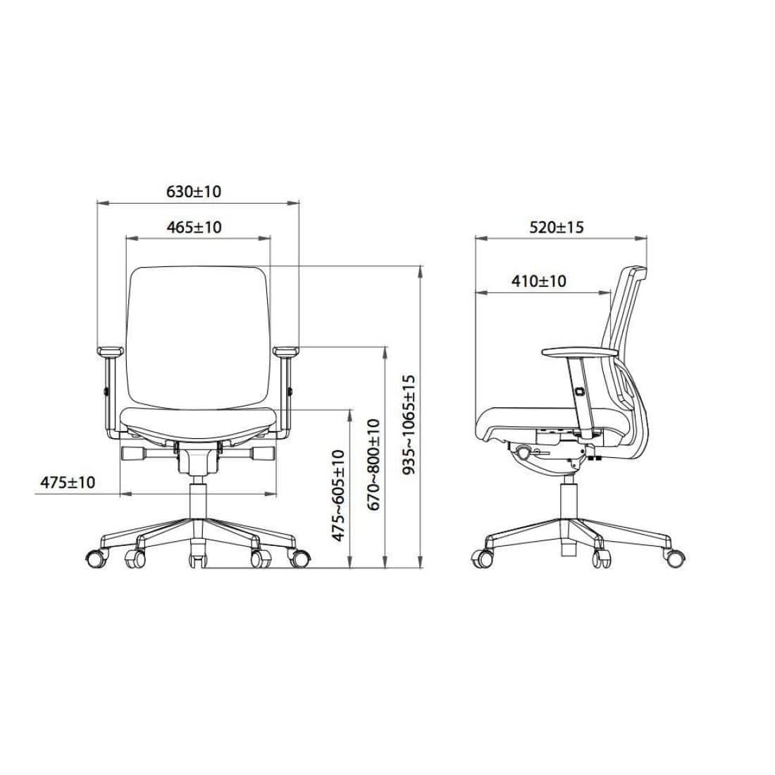 Huiswerk - Comfort - Bureaustoel - Ergonomisch Design