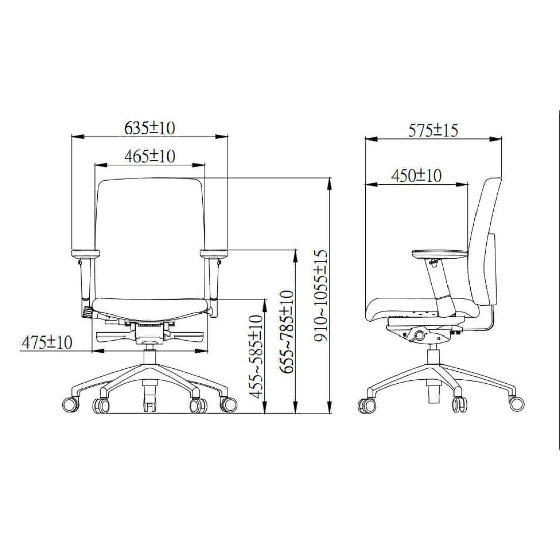 Bureaustoel Ergonomisch - Comfort Design Ramblas