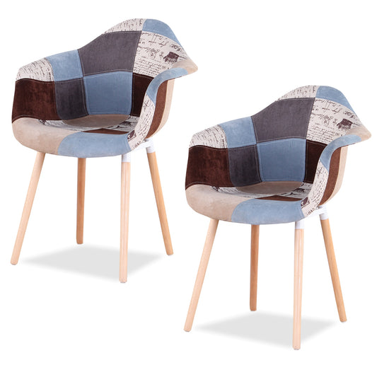 EGOONM 2-delige set Scandinavische - Eetkamerstoelen